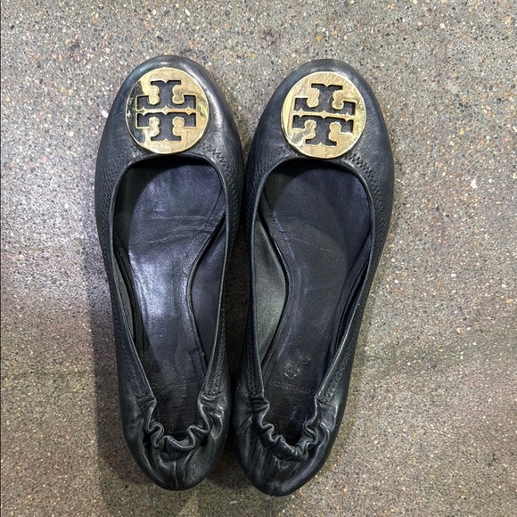 Tory Burch Black Ballet Flats - Picture 3 of 4